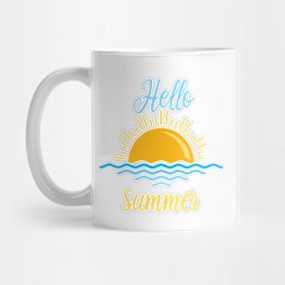 Hello Summer, Summer Tee, Beach, Summer Fancy, Women’s Summer , Hello Summer, Women’s Summer, Teacher Mug